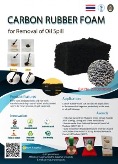 Carbon Rubber Foam for Removal of Oil Spill